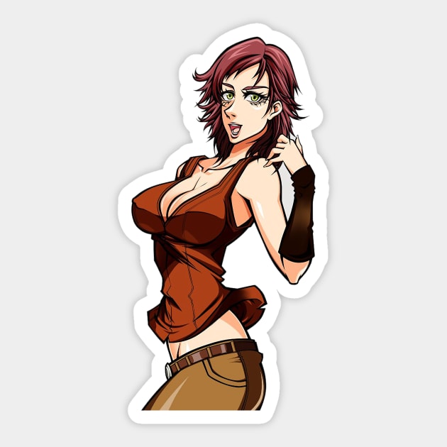 Lovely Cait Fallout 4 Sticker by YourStyleB